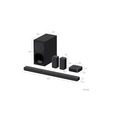 Sony HT-S40R 5.1ch Home Cinema Soundbar with Wireless Rear Speakers
