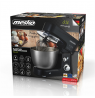 Mesko MS 4217	 Food Processor, 1200 W, Number of speeds 6, Stainless steel/Black