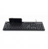 Gembird Multimedia keyboard with phone stand KB-UM-108	 USB Keyboard, Wired, US, Black