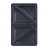 TEFAL Triangle toasted sandwich set for Snack Collection XA800212 Dimensions (W x L) 13 x 22.5 cm, Black