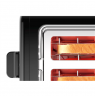 Bosch DesignLine Toaster TAT3P423 Power 970 W, Number of slots 2, Housing material Stainless steel, Black