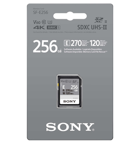 Sony SF-E256 256 GB, SDXC, Flash memory class 10