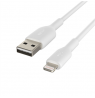 Belkin BOOST CHARGE Lightning to USB-A Cable White, 0.15 m