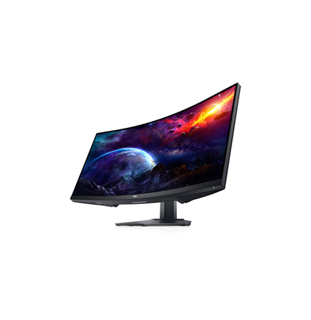 Dell LCD S3422DWG 34 ", VA, WQHD, 3440 x 1440, 21:9, 2 ms, 400 cd/m², Black, HDMI ports quantity 2