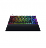 Razer Huntsman V2 Tenkeyless, Optical Gaming Keyboard, RGB LED light, US, Black, Wired, Clicky Purple Switch