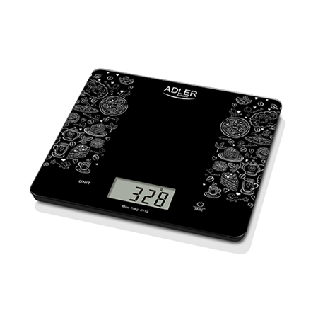 Adler Kitchen scale AD 3171 Maximum weight (capacity) 10 kg, Graduation 1 g, Display type LCD, Black