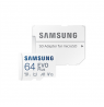 Samsung microSD Card EVO PLUS 64 GB, MicroSDXC, Flash memory class 10, SD adapter