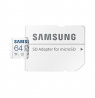 Samsung microSD Card EVO PLUS 64 GB, MicroSDXC, Flash memory class 10, SD adapter
