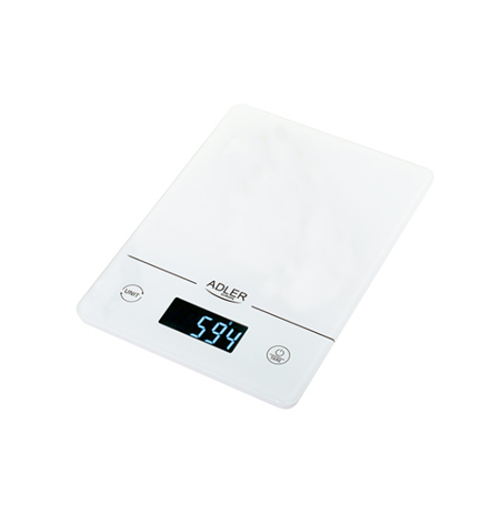 Adler Kitchen scales AD 3170 Maximum weight (capacity) 15 kg, Graduation 1 g, Display type LCD, White