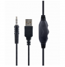 Gembird Microphone, Built-in microphone, Black, Wired, Gaming headset with LED light effect, GHS-06