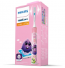 Philips Electric toothbrush HX6352/42 Rechargeable, For kids, Number of teeth brushing modes 2, Sonic technology, Pink