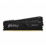 KINGSTON 32GB 3200MHz DDR4 CL16 DIMM Kit of 2 1Gx8 FURY Beast Black