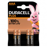 Duracell | Plus MN2400 | AAA | Alkaline | 4 pc(s)