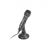 NATEC NMI-0776 Microphone Adder Black Mini Jack 3.5mm Low-Noise omniderctional Microphone