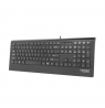 Natec Keyboard, Barracuda, US Layout, Slim | Natec | Keyboard | Barracuda | Standard | Wired | US | Black | 529 g