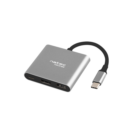 Natec Multi-Port Adapter, Fowler, USB-C, HDMI, USB 3.0