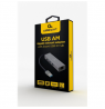 Cablexpert USB AM Gigabit network adapter with 3-port USB 3.0 hub A-AMU3-LAN-01 Black