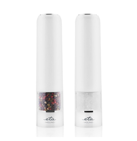 ETA Salt And Pepper Mill Molino ETA092890000 Housing material Plastic, AAA, White