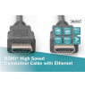 Digitus High Speed HDMI Cable with Ethernet AK-330114-030-S Black, HDMI to HDMI, 3 m