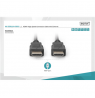 Digitus High Speed HDMI Cable with Ethernet AK-330114-030-S Black, HDMI to HDMI, 3 m