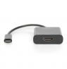Digitus USB Type-C to HDMI Adapter DA-70852 0.15 m, Black, USB Type-C