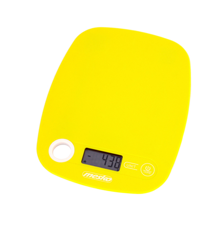 Mesko Kitchen scale MS 3159y Maximum weight (capacity) 5 kg, Graduation 1 g, Display type LCD, Yellow