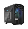 Fractal Design | Torrent Nano RGB TG Light Tint | Side window | Black | ATX