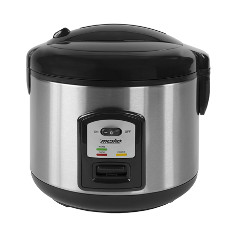 Mesko Rice cooker MS 6411 1000 W, 1.5 L, Black/Stainless steel