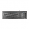 Natec | Keyboard | Discus 2 Slim | Standard | Wired | US | Black | USB 2.0 | 424 g | Numeric keypad