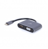 Cablexpert | USB Type-C to HDMI and VGA display adapter | A-USB3C-HDMIVGA-01 | USB Type-C