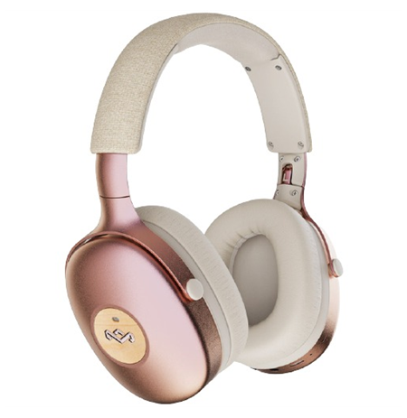 Marley Headphones Positive Vibration XL Built-in microphone, ANC, Wireless, Over-Ear, Copper