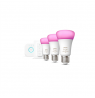 Philips Hue | Hue WCA Starter Kit 9W A60 E27, 3pcs, Bridge, Switch | E27 | 9 W | RGBW 2000-6500K | Bluetooth and Zigbee