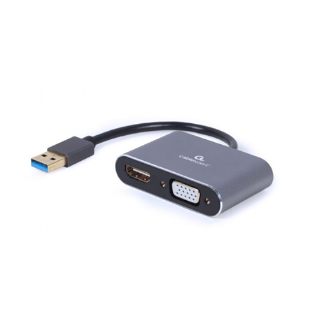 Cablexpert USB display adapter A-USB3-HDMIVGA-01 0.15 m, USB 3.0 Type-A