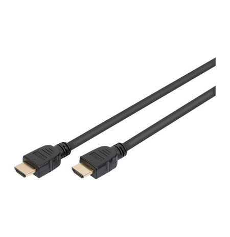 Digitus Ultra High Speed HDMI Cable with Ethernet AK-330124-010-S Black, HDMI to HDMI, 1 m