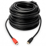Digitus High Speed HDMI Cable with Signal Amplifier DB-330118-100-S Black/Red, HDMI to HDMI, 10 m