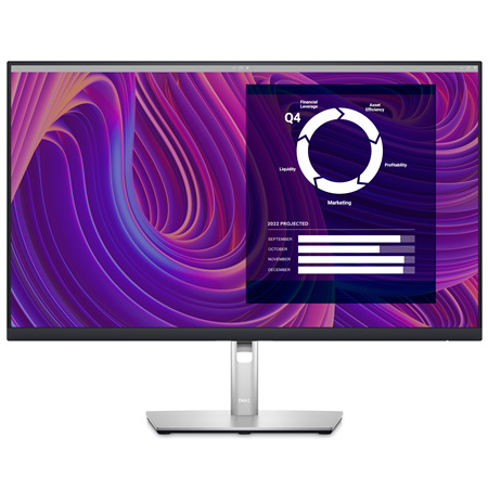 Dell Monitor P2723D 27 ", IPS, QHD, 2560 x 1440, 16:9, 5 ms, 350 cd/m², Black, 60 Hz, HDMI ports quantity 1