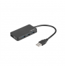 NATEC NHU-1342 Hub USB 3.0 Moth 4-ports Black