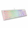 Genesis | THOR 303 | Gaming keyboard | RGB LED light | US | White | Wired | 1.8 m | Brown Switch