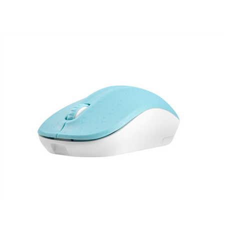 Natec Mouse, Toucan, Wireless, 1600 DPI, Optical, Blue/White