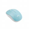 Natec Mouse, Toucan, Wireless, 1600 DPI, Optical, Blue/White