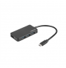 Natec USB 3.0 HUB, Silkworm, 4-Port, Black