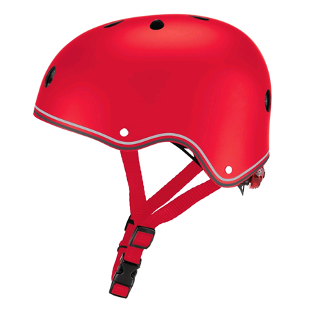 Globber Helmet Primo Lights Red