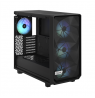 Fractal Design Meshify 2 Lite RGB TG Light Tint Black, E-ATX, Power supply included No