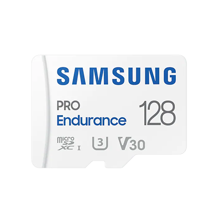 Samsung PRO Endurance MB-MJ128KA/EU 128 GB, MicroSD Memory Card, Flash memory class U3, V30, Class 10, SD adapter