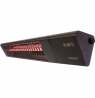 SUNRED Heater PRO25W-SMART, Triangle Dark Smart Wall Infrared, 2500 W, Black