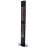 SUNRED Heater RD-DARK-3000L, Valencia Dark Lounge Infrared, 3000 W, Black