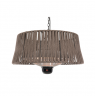 SUNRED | Heater | ARTIX M-HO BROWN, Corda Bright Hanging | Infrared | 1800 W | Brown | IP24