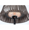 SUNRED Heater ARTIX M-SO BROWN, Corda Bright Standing Infrared, 2100 W, Brown