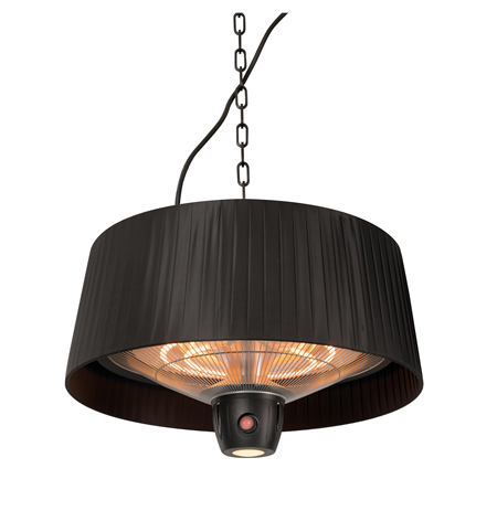 SUNRED Heater ARTIX C-HB, Compact Bright Hanging Infrared, 1500 W, Black