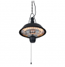 SUNRED Heater RSH16, Indus Bright Hanging Infrared, 2100 W, Black